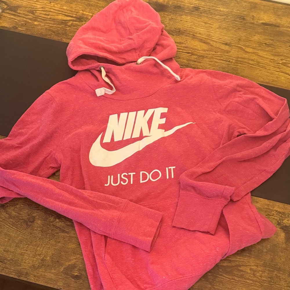 Nike Fuchsia Hoodie with Logo